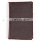 RFID Blocking Card Holder Vegetable Tanned Leather Card Holder With Notes Men Leather Credit Card Holder thumbnail-3