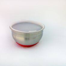 Salad Bowl ,3pce Set ,silicone Black thumbnail-2