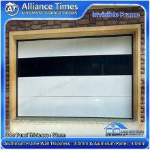 Frameless Aluminum Flush Panels Sectional Garage Doors thumbnail-3