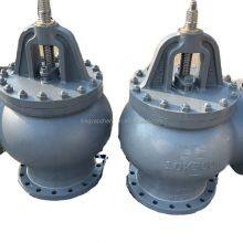 JIS F7308 5K 10K 16K Flange Cast Iron Globe Valve Cast Steel Marine Valve Angle Globe Valve thumbnail-4