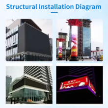 Outdoor Fixed Trade Exhibition Booth Display Screen With Curved LED Screen thumbnail-3