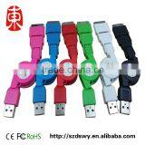 3 in 1 Usb Data Cable Sync Charger Telescopic Line Retractable Usb Cable for IPhone 5 5s 6 Plus thumbnail-1