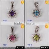 Guangzhou Jewelry Wholesale Small Gemstone Earrings Crytal Jewelry Set thumbnail-4