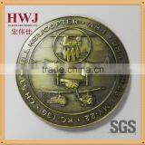 3D Custom Logo Anti-brass Plating Metal Challenge Coin thumbnail-2