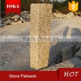 chinese granite palisade stone pillar fence