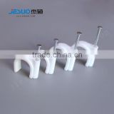 High quality C Type /Circle nail plastic Wall cable clip