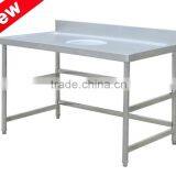 Hot Sales Kitchen Equipment Stainless Steel Garbage Worktable BN-W33
