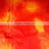 Bellydance Red & Yellow Flame 8 MM Thick Silk Veil thumbnail-1