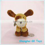 Cute 10cm Plush Dog Keychains