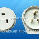 YK213FM Hot Sale 3 Copper Pins European Style Plug and Socket