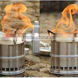 Outdoor Portable Mini Wood Stove Easy to Carry thumbnail-1