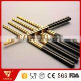 2016 New Korean Japanese 18/10 Gold Titanium Stainless Steel Firm Chopsticks thumbnail-3