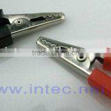 Jumper Wires Alligator Crocodile Roach Test Clip Plastic Handles Crocodile Clips 35mm Red or Black Color I00096