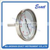 Stainless Steel Bayonet Type Industrial Bimetal Thermometer thumbnail-1