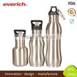 Mirror Finished Custom Stainless Steel Vacuum Sports Bottle With Bamboo Lid Quality Assured thumbnail-3