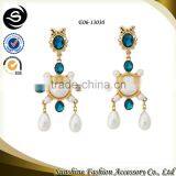 Earring Models Jewelry Earring With Balls Hanging Earring Design thumbnail-2