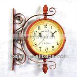 French Style Wrought Iron Wall Clock
