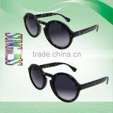 Fashion leopard round custom sunglasses