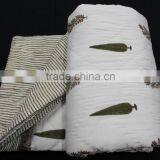 Quilting Handmade Wholesale Jaipur Sanganeri Hand Block Printed Cotton Quilts Manufacturer Of India thumbnail-2