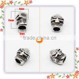 Stainless Steel Metal Bead Decorative Skull for Men Bracelet Making thumbnail-2