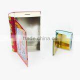 Rectangular Book Shaped Tin Can for Saving Money