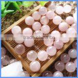 4mm 6mm 8mm 10mm 12mm Half Drilled Round Natural Pink Quartz Loose Beads Gemstone For DIY Earrings Making HD-PQSR4mm thumbnail-6