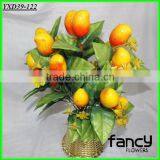 18 heads artificial plastic mango plants with peach leaves                        
                                                Quality Choice