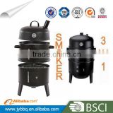 Best sell product outdoor steel charcoal bbq smoker
