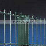 8/6/8 PVC Coated Green Color 50x200mm Mesh Double Horizontal Wire Fence