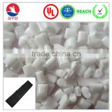Flame retardant material ABS resin with 32% Oxygen Index / Natural color 32% OI FR ABS bulk plastic pellets