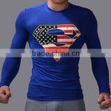 Professional Factory Cheap Price High Quality Export Skin Tight 3d Gym Shirt thumbnail-2