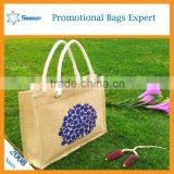 Fashion College Bags Jute Sack Jute Shopping Bag thumbnail-6