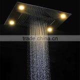 Stainless Steel Bathroom Accessories Rainfall Waterfall Water Screen Shower Head Remote Control Shower Bath thumbnail-3