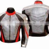 Racer Motorcycle Jacket , Leather Motorbike Jacket , Leather Garments