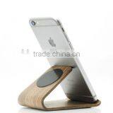 Nature Wooden With High Tech Sticker Phone Stand