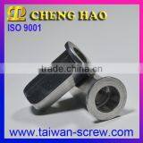 Semi-Hexagon Style Open End Type Flat Head Rivet Nuts thumbnail-3