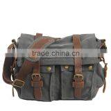 Euro Style Vintage Washed Canvas Camera Bag Black Camera Messenger Bag thumbnail-2
