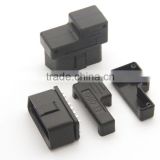 obd case and plug for diagnostic plastic housing obd2 enclosure facotry low price whole sales