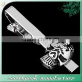 Factory direct sales metal skull tie clip/metal skull tie pin/metal skull tie bar