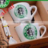 Porcelain Coffee Mug/ Coffee Cup With Spoon thumbnail-2