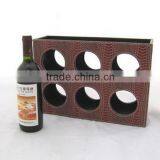 Cheap Exported Leather Red Wine Carrier Case thumbnail-2