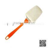 All Purpose Kitchen Tool Silicone Turner With Transparent Plastic Handle thumbnail-1