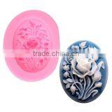 Silicone Rose Cake Mold Flower Handmade Soap Mould thumbnail-3