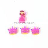 Girls Decoration Flower Princess Plastic Shoelace Jibbtz/assorted Colorful Soft Pvc Shoe Jibbtz for Promotional Gifts thumbnail-6