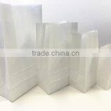 Flat White Kraft Paper Bag Square Bottom for Food Packaging thumbnail-2