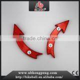 China Manufacturer Custom Triangle Red Bicycle Spoke Wheel Reflector thumbnail-6