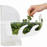 SINOGLASS Trade Assurance Unique Design Easy Access SWING Shape Plastic Herb Keeper thumbnail-4