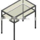 Glass Shelves Display Table