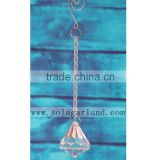 Crystal prism bead chain wedding garland christmas tree crystal hanging strands
