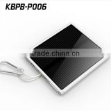 High capacity 15000mAh solar charger power bank with LED flashlight for cell phones